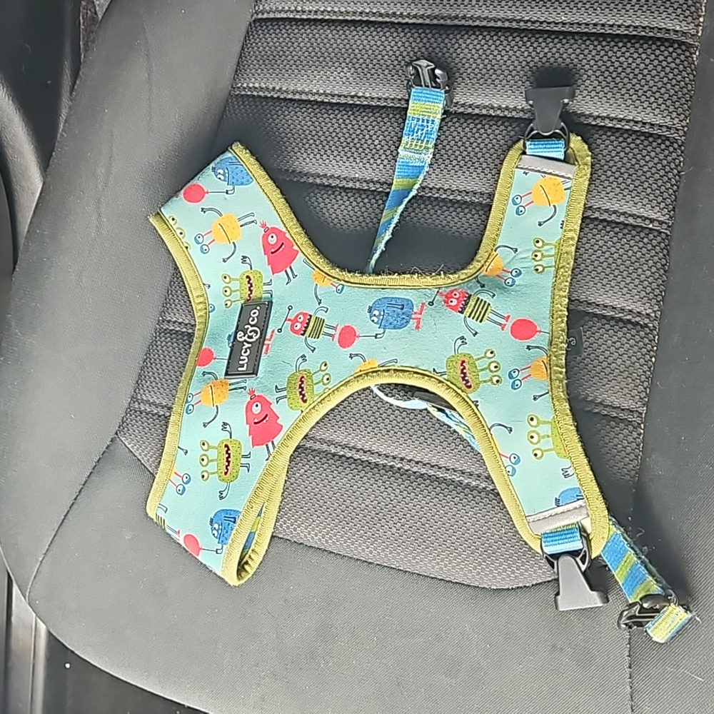 Reversible dog harness